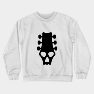 guitar skull Crewneck Sweatshirt